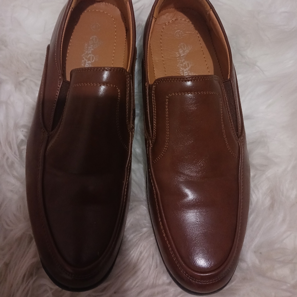 Men brown elegant casual pointed toe shoes - Picture 3 of 14